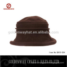 BSCI SEDEX Custom BSCI SEDEX Custom new fashion floppy bucket hats blank wool felt hats with bowknot wholesale